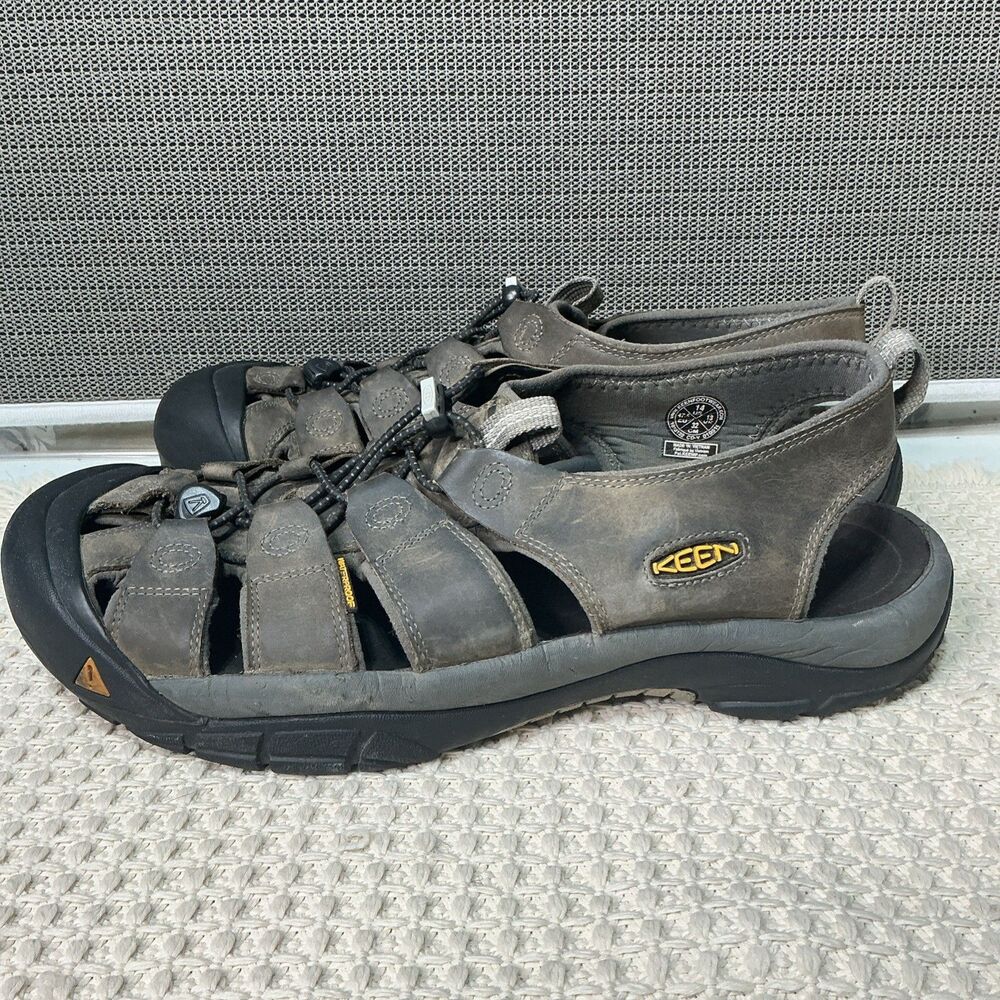 Mens Keen Newport Trail Waterproof Leather Closed Toe Sandals 1010122 Size 14